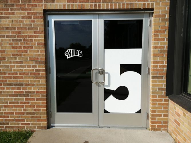 Cedar Valley Door Number Decals