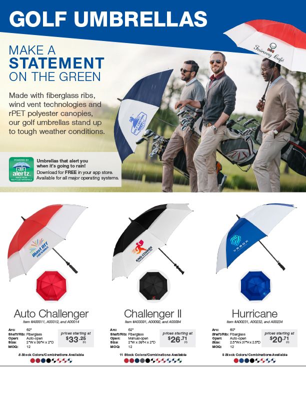 A lot of business takes place on the golf course. Get your name out there.
