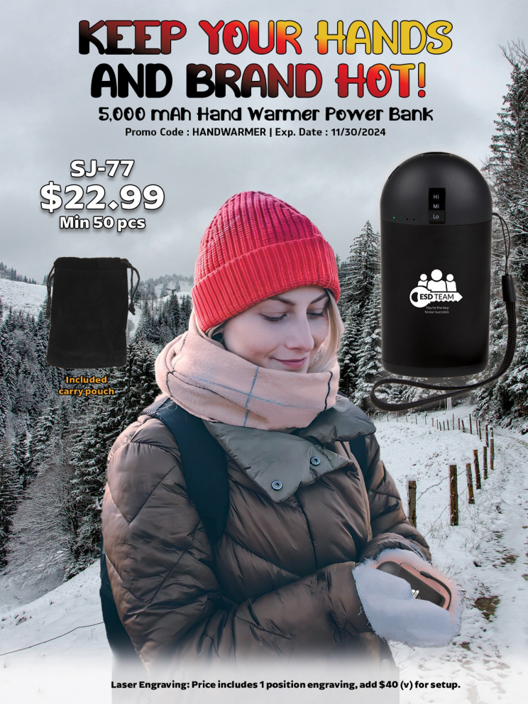 Keep your hands warm and have a power bank as a backup.