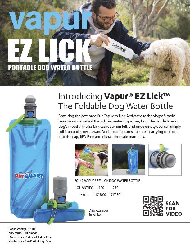 Easily Carry Water for your Pooch.