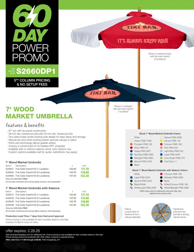 Great Market and Café Umbrella.